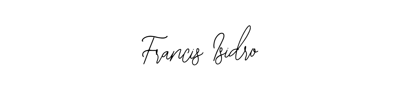 if you are searching for the best signature style for your name Francis Isidro. so please give up your signature search. here we have designed multiple signature styles  using Bearetta-2O07w. Francis Isidro signature style 12 images and pictures png